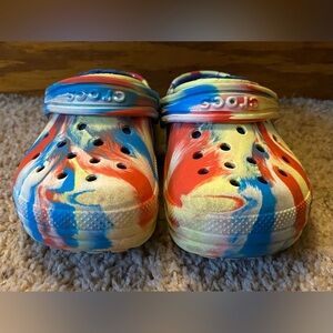 Toddler Girl Lined Crocs Size 10